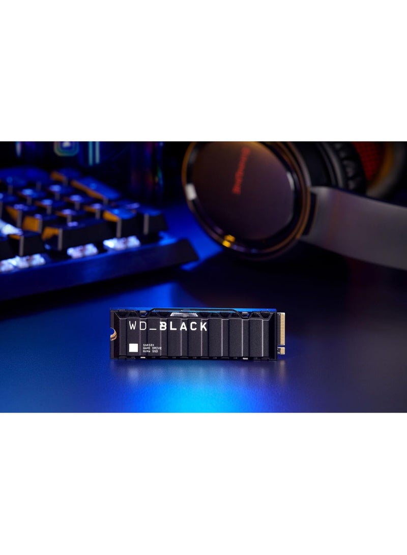 WD 8TB SN850X NVMe Internal Gaming Solid State Drive with Heatsink - Works with PlayStation 5, Gen4 PCIe, M.2 2280, Up to 7,200 MB/s - WDBB9H0080BNC-WRSN 8 TB - Image 4