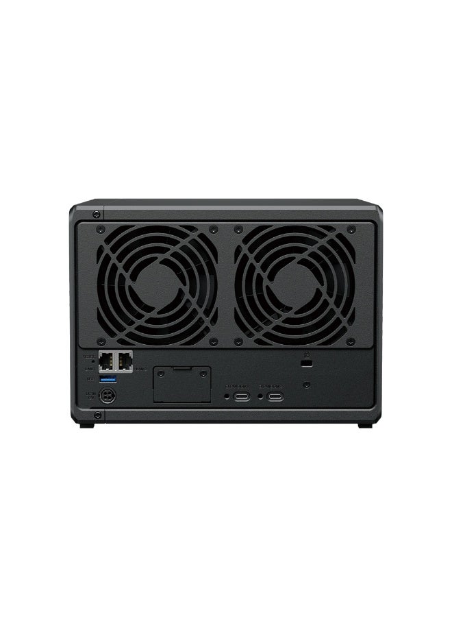 Synology DiskStation DS1525+ Diskless 5-Bay NAS – AMD Ryzen V1500B Quad-Core 2.2GHz, 8GB DDR4 ECC RAM (Up to 32GB), Dual M.2 NVMe Cache Slots, 2 x 2.5GbE, PCIe Slot for 10GbE, Supports Up to 300TB with Expansion, AES-NI Encryption, RAID, Cloud Sync, Backup & Surveillance, DSM OS – Ideal for Home Office & Small Business black  - Image 4