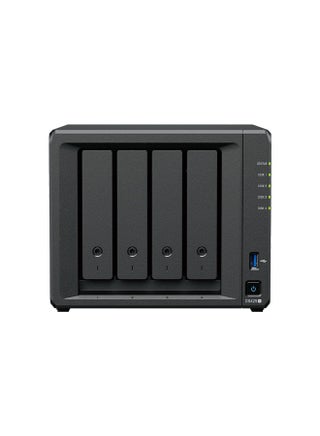 DiskStation DS425+ 4-Bay NAS – Intel Celeron J4125 Quad-Core 2.7GHz, 2GB DDR4 RAM (Expandable to 6GB), 4 x 3.5"/2.5" SATA Drive Bays, 2 x M.2 NVMe SSD Slots, 1 x 2.5GbE LAN Port, 2 x USB 3.2, RAID 0/1/5/6/10 Support, AES-NI Encryption, Private Cloud, Backup & Surveillance Solution, DSM OS black - pnsku/N70185167V/45/_/1750081975/5f11a3c2-fc70-4a1d-a5fc-8d0c014d8b11