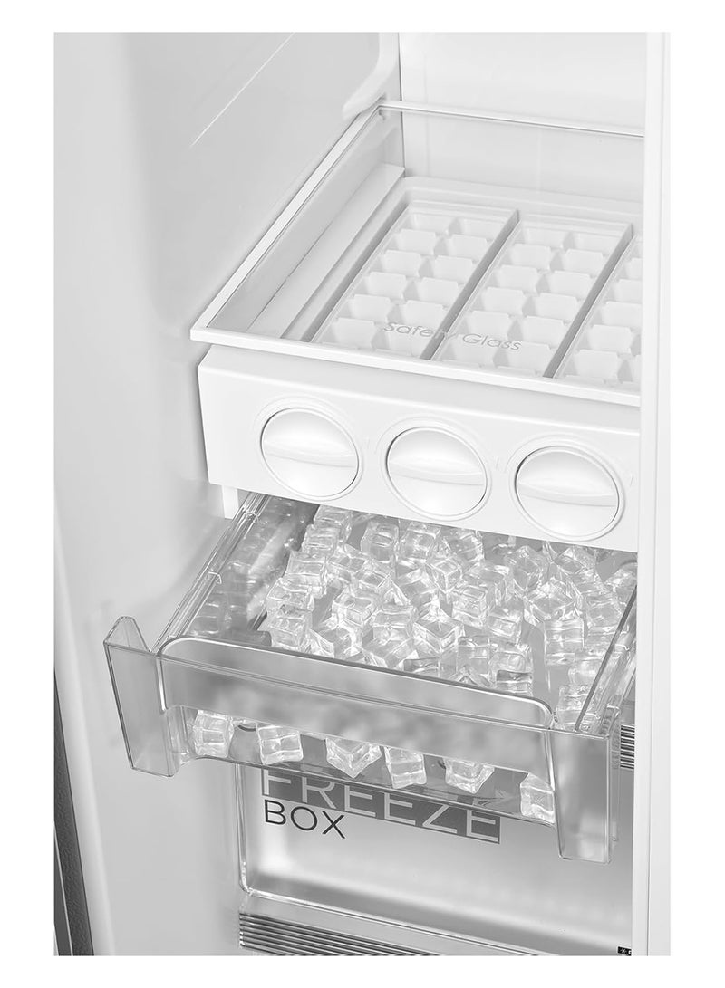 Midea 704L Gross & 513L Net Capacity Side by Side Refrigerator With Water Dispenser, Frost Free With Humidity Control, Electronic Touch Screen, Inverter Quattro, Multi Air Flow MDRS704FIE02AE Silver  - Image 5