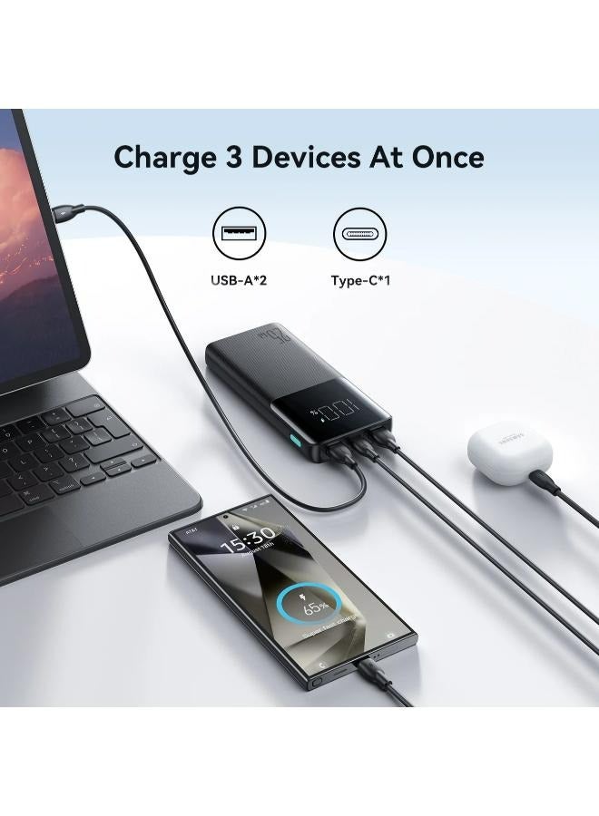10000 mAh JR-PBF20 25W digital fast charge mobile powerbank 10000mAh black