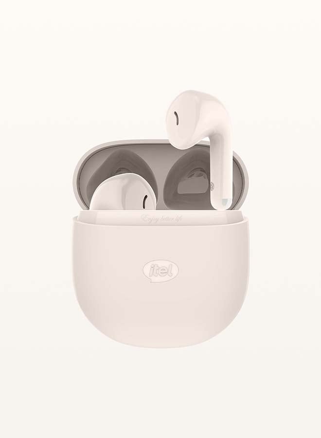 ITEL True Wireless Earbuds, Buds 7 In-Ear Bluetooth 5.3 Headphones ,14mm dynamic driver Bluetooth Earbuds Touch Control,IPX6 Waterproof TWS,  Light-Weight Earphones Sunset Pink Sunset Pink  - Image 2