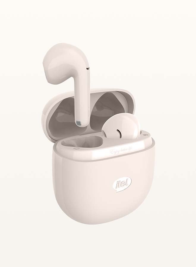 ITEL True Wireless Earbuds, Buds 7 In-Ear Bluetooth 5.3 Headphones ,14mm dynamic driver Bluetooth Earbuds Touch Control,IPX6 Waterproof TWS,  Light-Weight Earphones Sunset Pink Sunset Pink  - Image 3