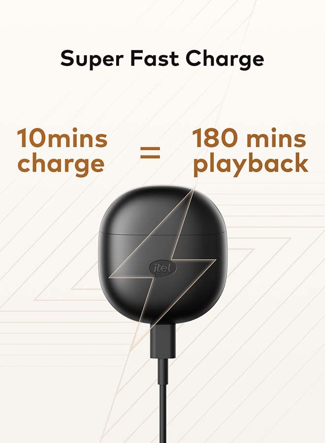 إيتيل سماعات أذن لاسلكية حقيقية، بودز 7 سماعات بلوتوث 5.3 داخل الأذن، سماعات بلوتوث بسائق ديناميكي 14 مم تحكم باللمس، مقاومة للماء IPX6، سماعات خفيفة الوزن - Image 5