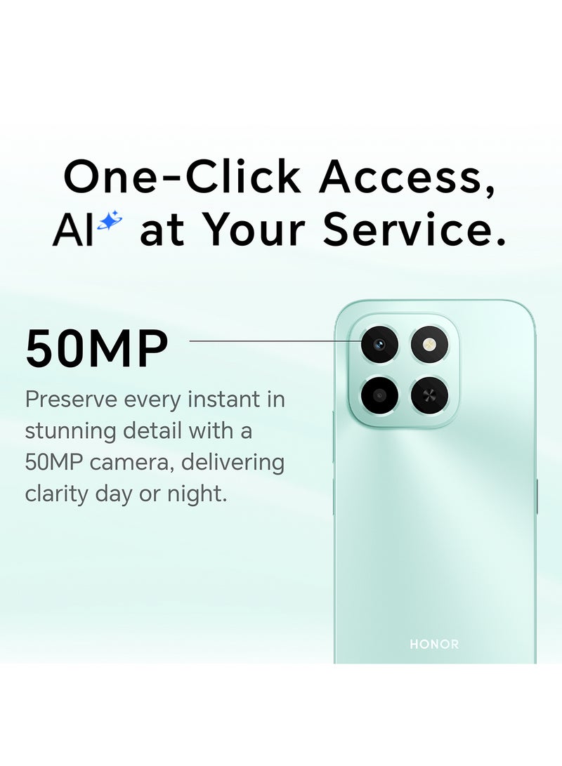 X6c Dual SIM 4G Ocean Cyan 6GB RAM 256GB - Middle East Version