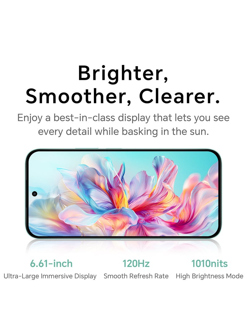 X6c Dual SIM 4G Ocean Cyan 6GB RAM 256GB - Middle East Version
