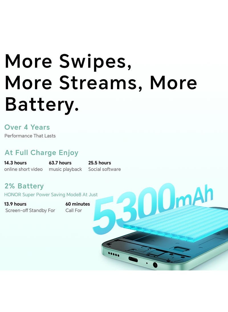 X6c Dual SIM 4G Ocean Cyan 6GB RAM 128GB - Middle East Version image 10
