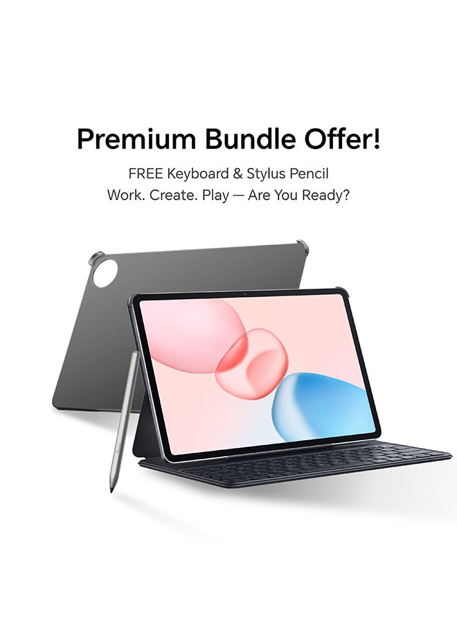 Pad 10 12.1 Inch Wi-Fi Tablet Gray 8GB RAM 256GB With Free Keyboard Case And Honor Choice Pencil - Middle East Version