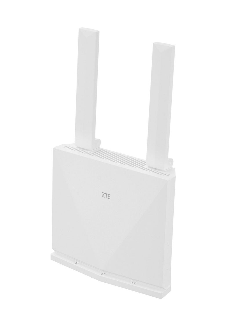 زد تي اي K20 4G LTE Home Router Dual Band Speed up to 1.2 Gbps white  - Image 1