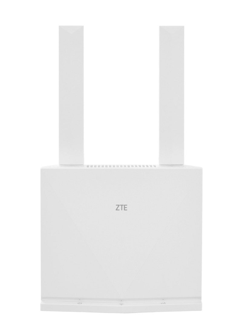 زد تي اي K20 4G LTE Home Router Dual Band Speed up to 1.2 Gbps white  - Image 2