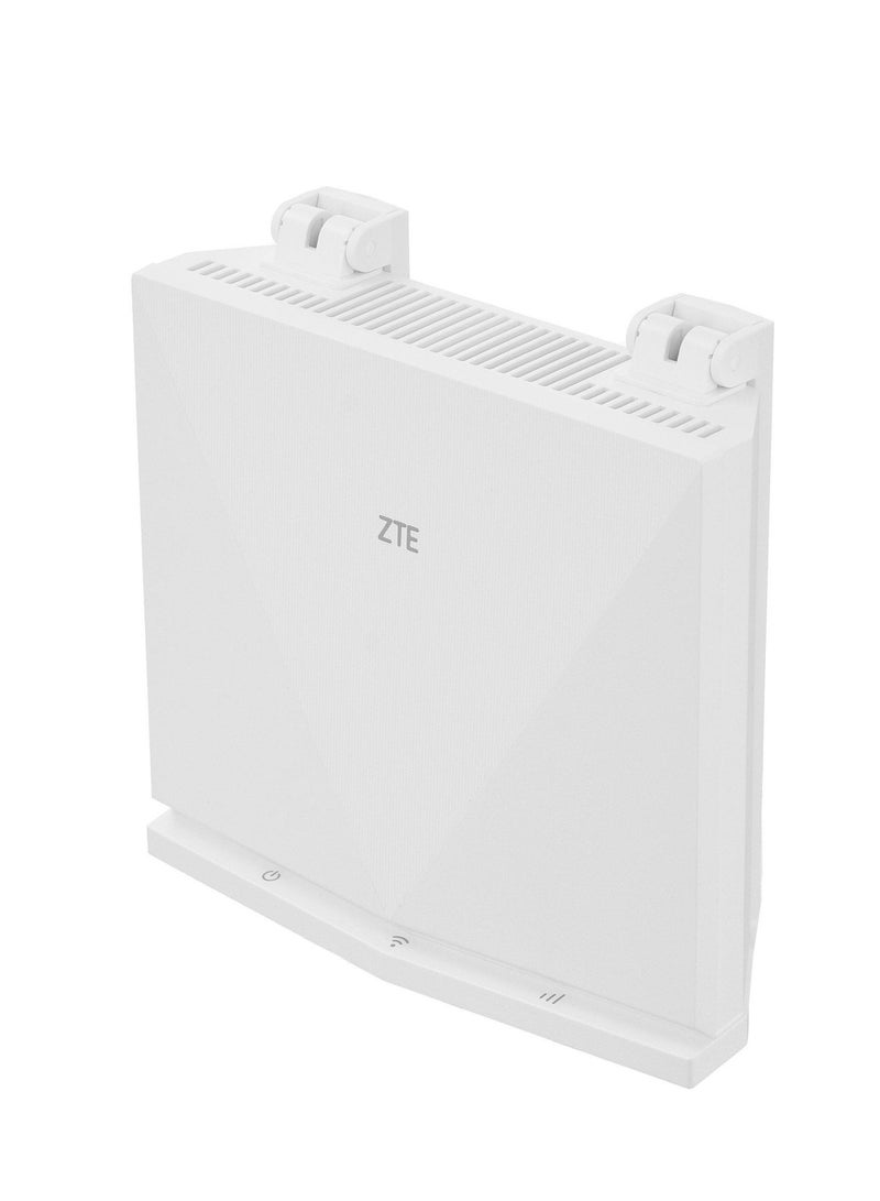 زد تي اي K20 4G LTE Home Router Dual Band Speed up to 1.2 Gbps white  - Image 3