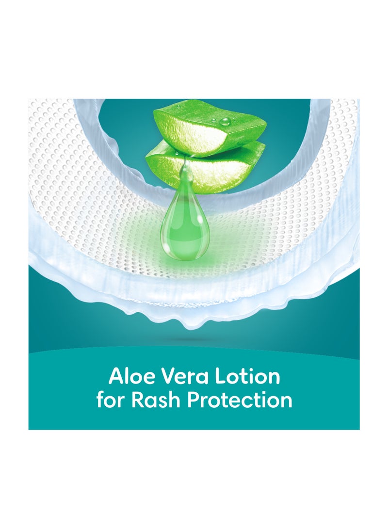 Pampers Rash Protection Size 7 15+kg Taped Diapers With Aloe Vera Lotion And 3x Fortified Layers For Leakage Giant Box  - Image 3