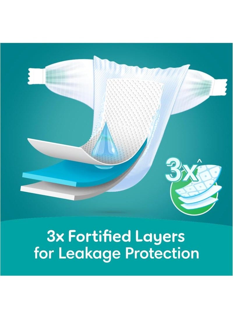 Pampers Rash Protection Size 4 9-14kg Taped Diapers Aloe Vera Lotion With 3x Fortified Layers For Leakage Giga Box  - Image 4