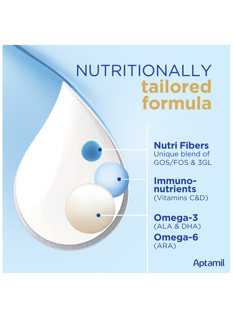 Aptamil Advance Junior 3 Milk Formula Palm Oil Free 1-3 Years Plain juniour 3grams Pack of 2  - Image 5