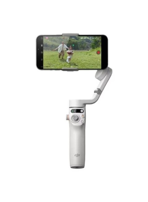 OSMO Mobile 6 Smartphone Gimbal Stabilizer, 3-Axis Phone Gimbal, Built-In Extension Rod, Android And iPhone Gimbal, Vlogging Stabilizer YouTube TikTok video Grey