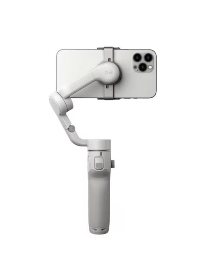 OSMO Mobile 6 Smartphone Gimbal Stabilizer, 3-Axis Phone Gimbal, Built-In Extension Rod, Android And iPhone Gimbal, Vlogging Stabilizer YouTube TikTok video Grey