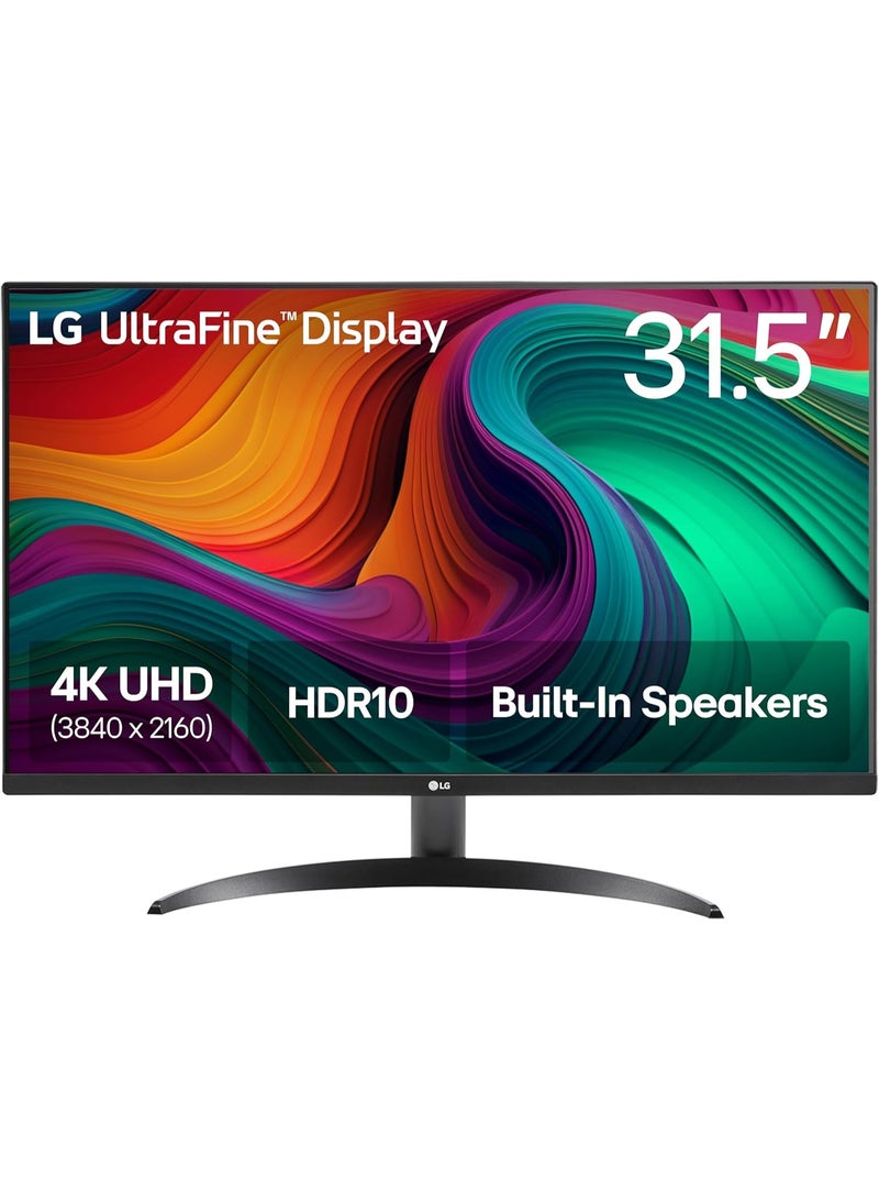 LG 32UR500K-B Ultrafine 32-inch 4K UHD (3840x2160) Computer Monitor HDR10 Built-in Speaker 5Wx2 OnScreen Control Reader Mode Flicker Safe Borderless Design HDMIx2 DisplayPort Black  - Image 1