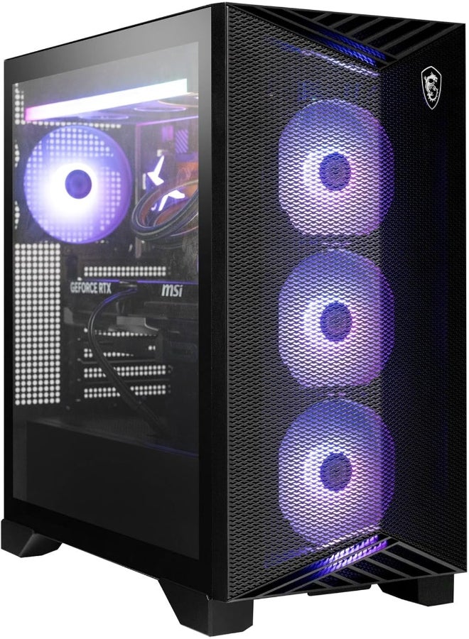 MSI Aegis ZS2 Gaming Tower PC AMD Ryzen 7 9800X3D Processor/64GB RAM/8TB SSD/GeForce RTX 5080 Graphics/Windows 11 Home Black  - Image 1