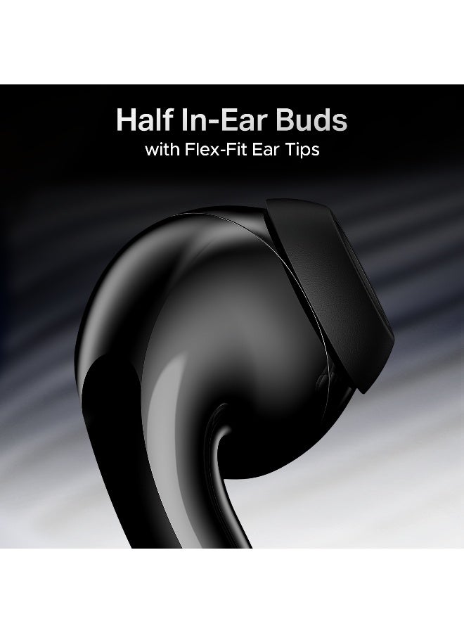 بوات أيردوبيس 101v2 مع تقنية الميكروفون المزدوج ENx، 35 ساعة من وقت التشغيل، وضع الوحش (50 مللي ثانية زمن انتقال منخفض)، تقنية IWP، IPX4، بلوتوث v5.4 - Image 5