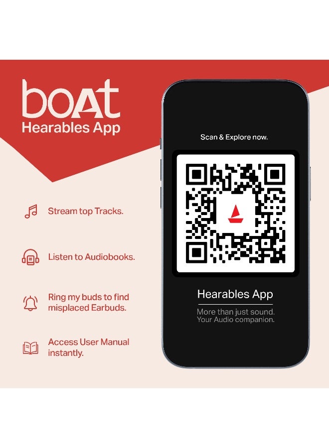 بوات سماعات أيردوبيس 181 برو TWS مع 100 ساعة تشغيل، 4 ميكروفونات بتقنية ENx، شحن ASAP، بلوتوث v5.3 - Image 3