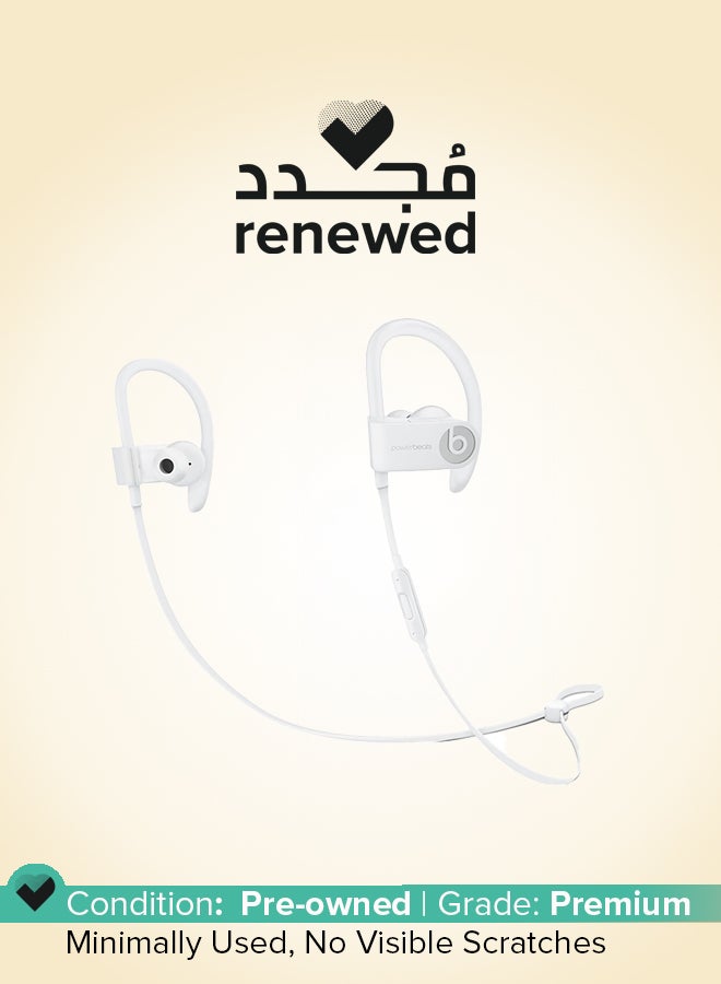 beats Renewed - Powerbeats 3 Wireless In-Ear Stereo Headphones white  - Image 1