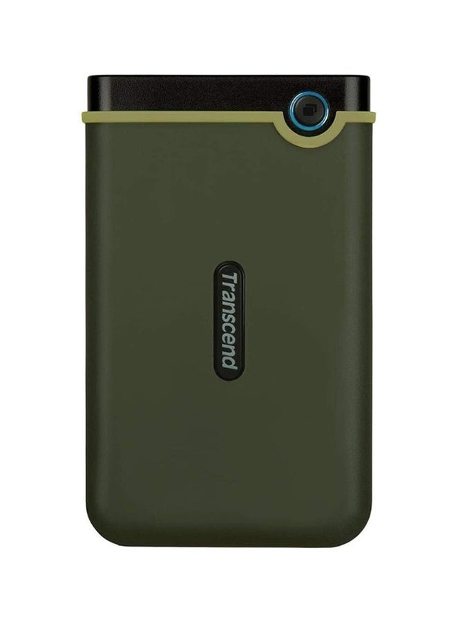 Transcend StoreJet External HDD - USB 3.1 Gen1 | Excellent Anti-Shock Protection | One Touch auto Backup | 2 TB  - Image 1