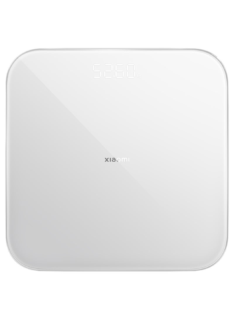 شاومي ميزان ذكي S200، ميزان حمام رقمي مع بلوتوث، سعة 150 كجم، أبيض - Image 1