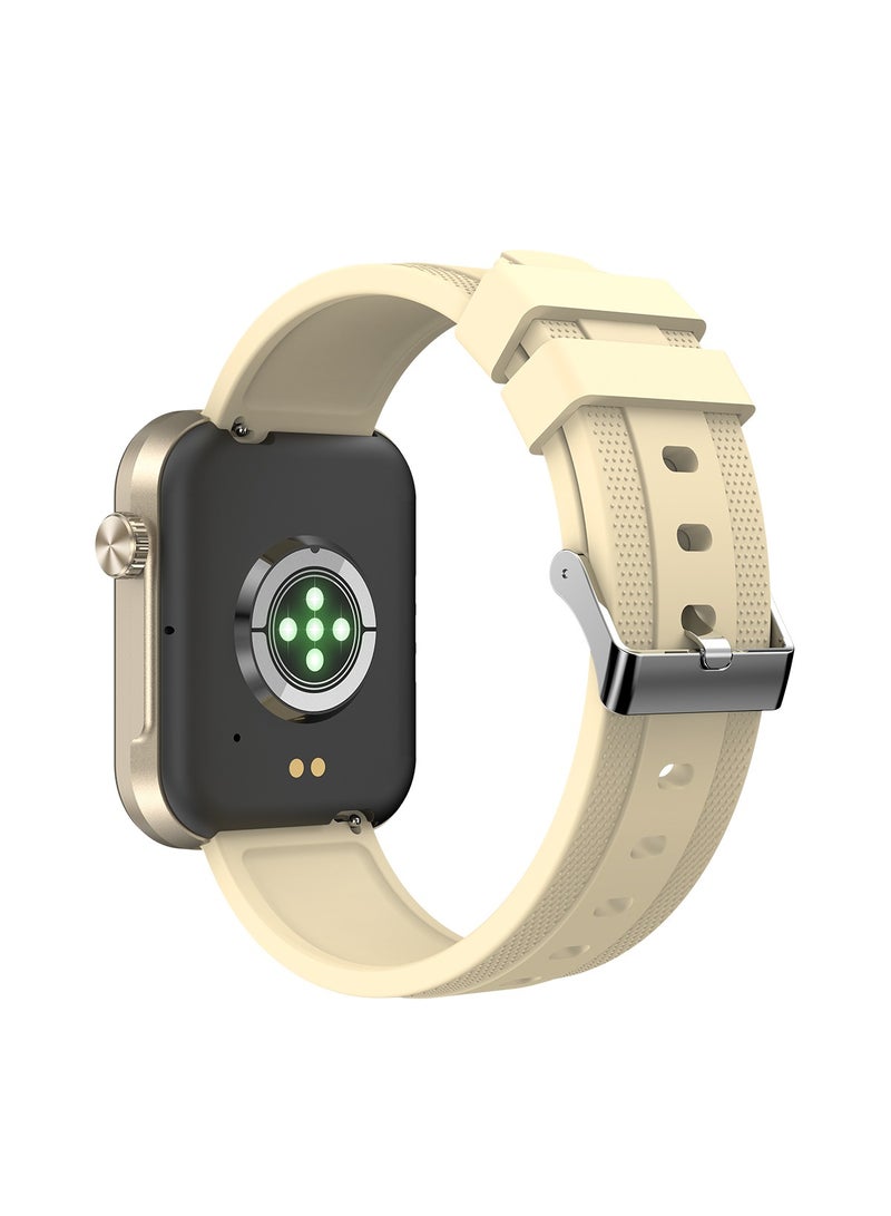 إيتيل 270 mAh O25 Smartwatch - 1.95'' Amoled Screen, IP68 Waterproof ShinyGold  - Image 2