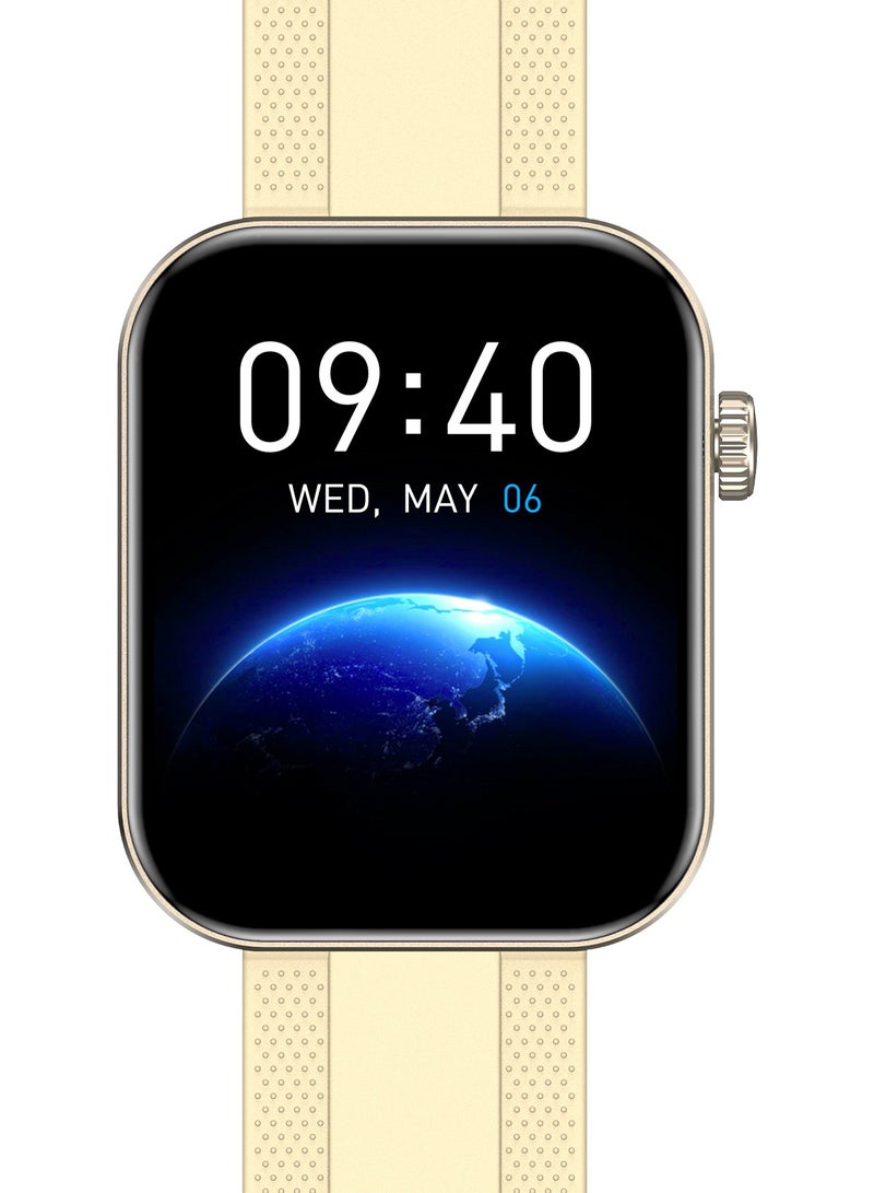 إيتيل 270 mAh O25 Smartwatch - 1.95'' Amoled Screen, IP68 Waterproof ShinyGold  - Image 5