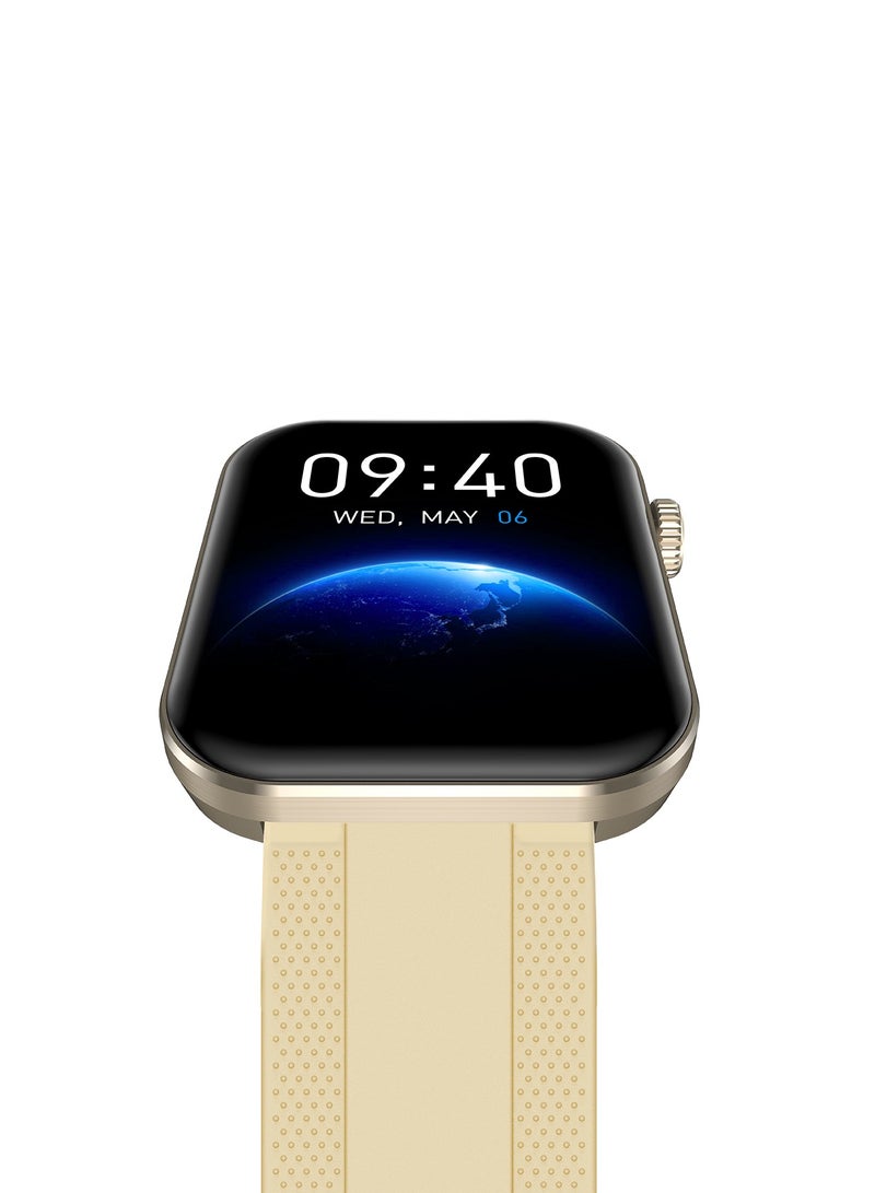 إيتيل 270 mAh O25 Smartwatch - 1.95'' Amoled Screen, IP68 Waterproof ShinyGold  - Image 4