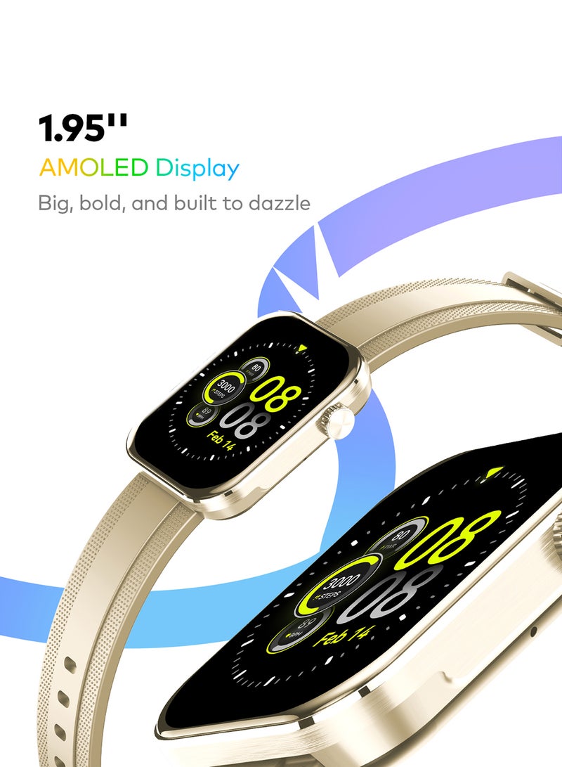 إيتيل ساعة O25 الذكية - شاشة AMOLED بحجم 1.95 بوصة، مقاومة للماء IP68 - Image 3