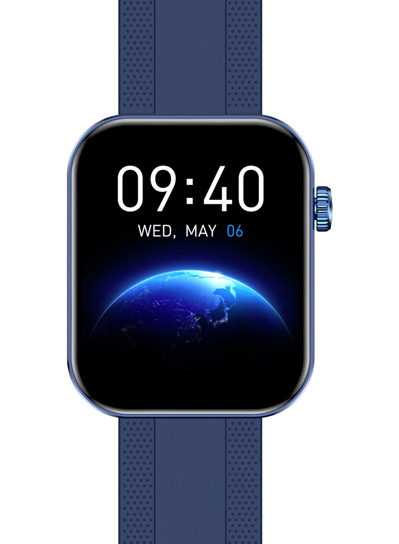 إيتيل 270 mAh O25 Smartwatch - 1.95'' Amoled Screen, IP68 Waterproof Dark Chorme  - Image 3