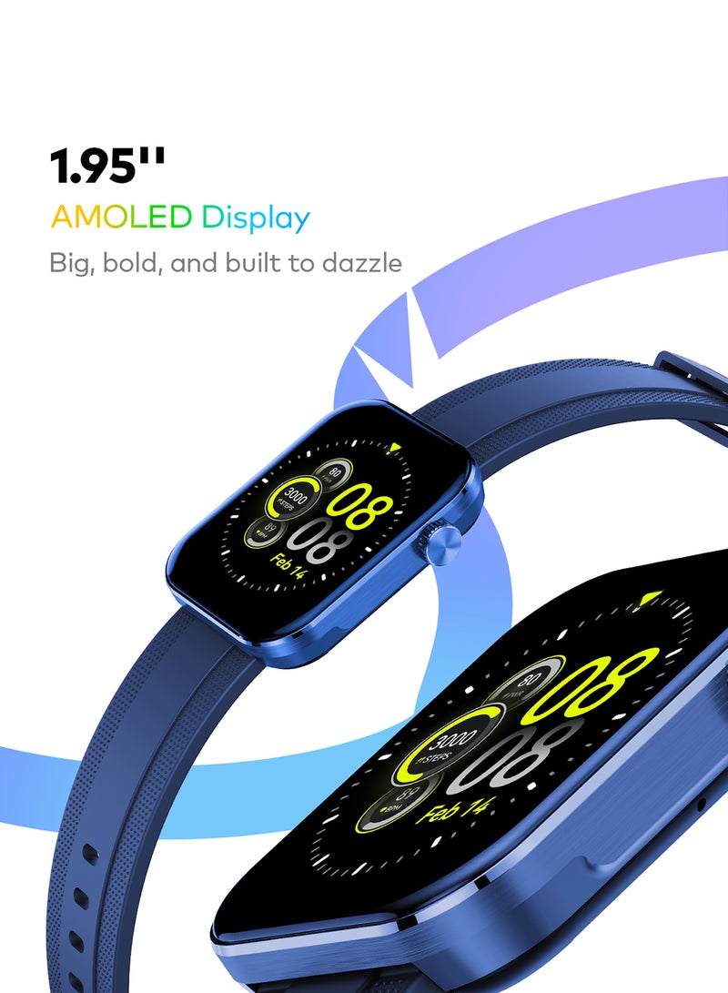 إيتيل ساعة ذكية O25 - شاشة AMOLED بحجم 1.95 بوصة، مقاومة للماء IP68 - Image 3