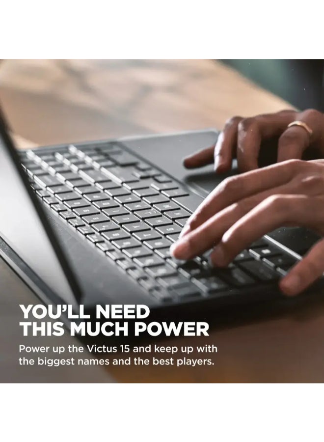 HP Victus 15 Gaming Laptop With 15.6-Inch Full HD Display, Intel Core i5-13420H Processor/16GB RAM/512GB SSD/6GB Nvidia Geforce RTX 3050 Graphics/Windows 11 English Black  - Image 3
