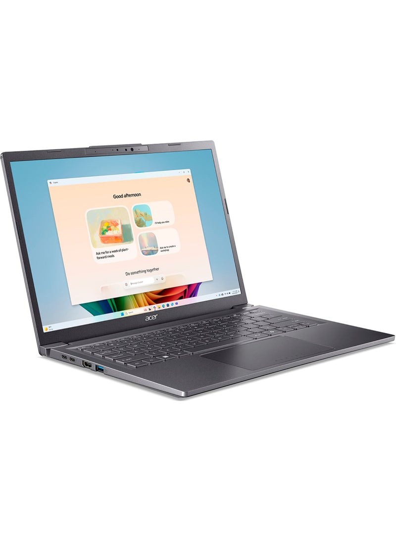 Acer Aspire A14 AI Laptop With 14-Inch Display, Core Ultra 9-288V Processor/32GB RAM/1TB SSD/Intel Arc Graphics/Windows 11 English/Arabic Steel Gray  - Image 3