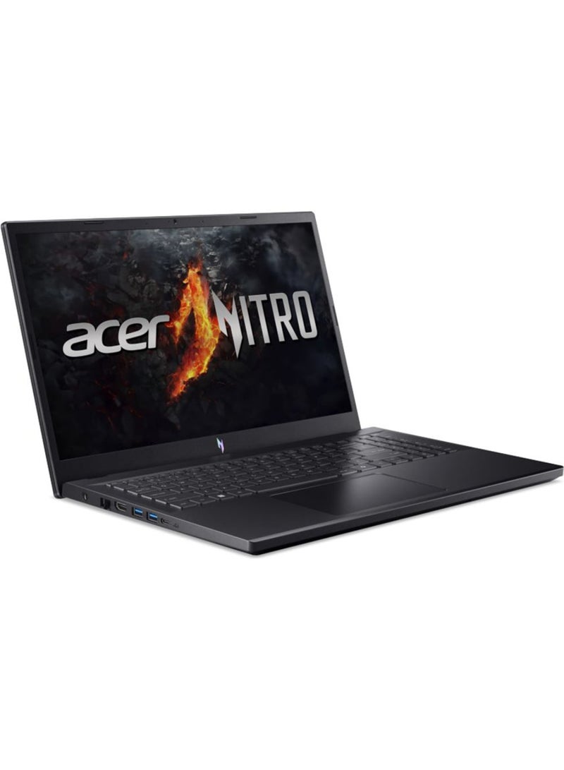 Acer Nitro V ANV15 Gaming Laptop With 15.6-Inch Display, AMD Ryzen 7-7735HS Processor/16GB RAM/512GB SSD/6GB NVIDIA GeForce RTX 3050 Graphics Card/Windows 11 Home English/Arabic Obsidian Black  - Image 3