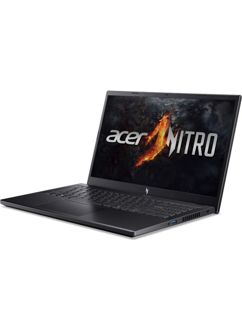 Acer Nitro V ANV15 Gaming Laptop With 15.6-Inch Display, AMD Ryzen 7-7735HS Processor/16GB RAM/512GB SSD/6GB NVIDIA GeForce RTX 3050 Graphics Card/Windows 11 Home English/Arabic Obsidian Black  - Image 4