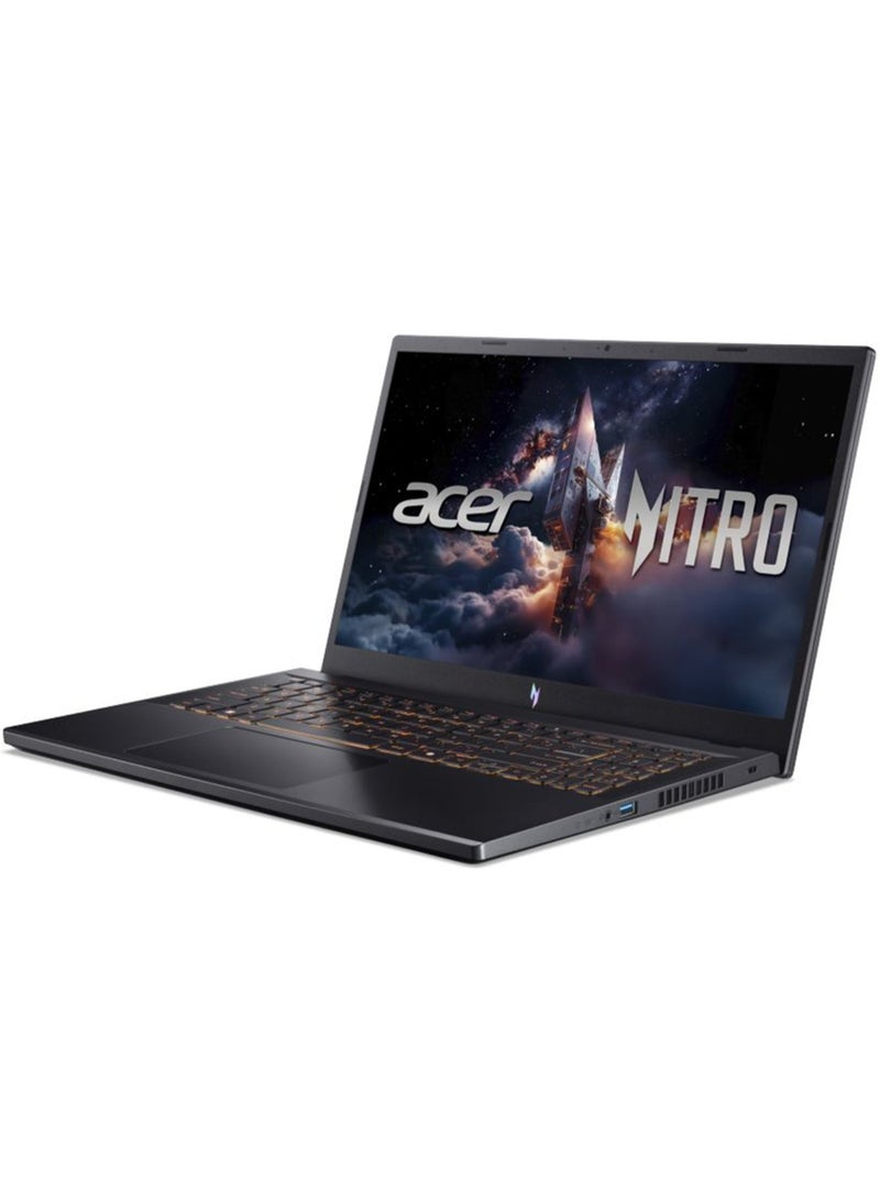 Acer Nitro V ANV15 Gaming Laptop With 15.6-Inch Display, Core Ultra 7-240H Processor/16GB RAM/512GB SSD/6GB NVIDIA GeForce RTX 3050 Graphics Card/Windows 11 Home English/Arabic Obsidian Black  - Image 4