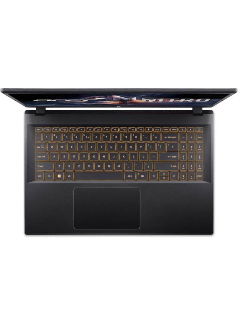 Acer Nitro V ANV15 Gaming Laptop With 15.6-Inch Display, Core Ultra 7-240H Processor/16GB RAM/512GB SSD/6GB NVIDIA GeForce RTX 3050 Graphics Card/Windows 11 Home English/Arabic Obsidian Black  - Image 5