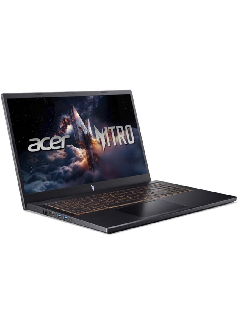 Acer Nitro V ANV15 Gaming Laptop With 15.6-Inch Display, Core Ultra 7-240H Processor/16GB RAM/512GB SSD/6GB NVIDIA GeForce RTX 4050 Graphics Card/Windows 11 English/Arabic Obsidian Black  - Image 3