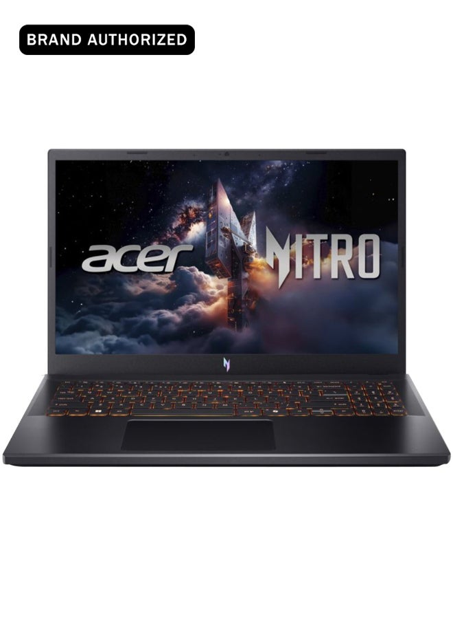 Acer Nitro V ANV15 Gaming Laptop With 15.6-Inch Display, Core Ultra 7-240H Processor/16GB RAM/512GB SSD/6GB NVIDIA GeForce RTX 4050 Graphics Card/Windows 11 English/Arabic Obsidian Black English/Arabic Obsidian Black - Image 1