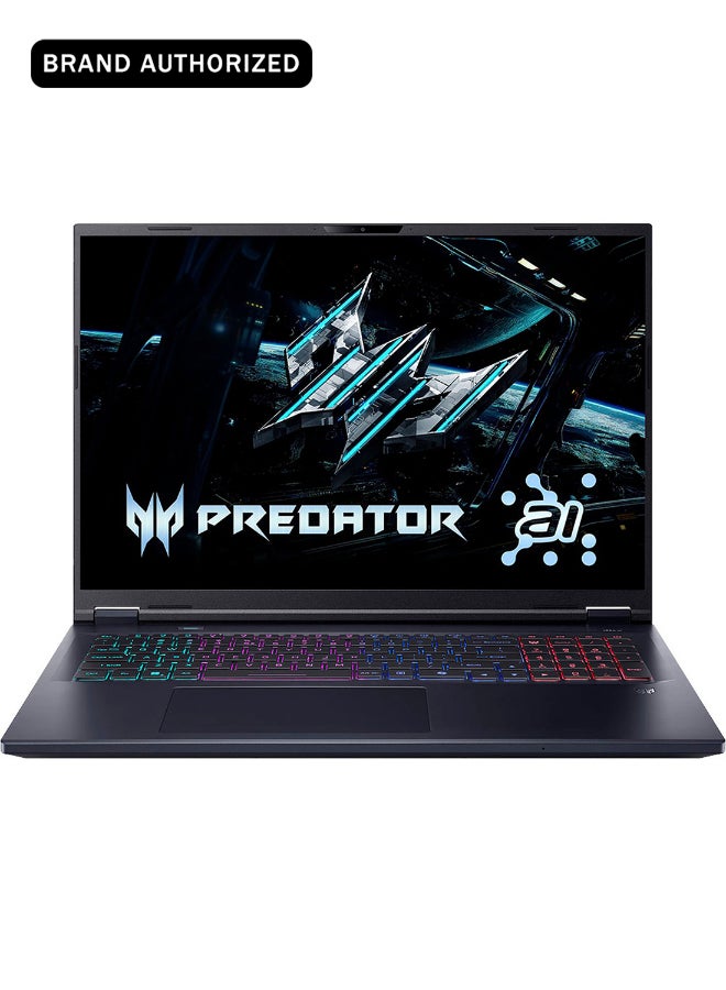 Acer Predator Helios PH18 Gaming Laptop With 18 Inch WQXGA (2560x1600) Display 240Hz,Core Ultra 9-275HX Processor/64GB RAM/1TB SSD/12GB Nvidia GeForce RTX 5070 Ti Graphics Card/Windows 11/ English/Arabic Abyssal Black - Image 1