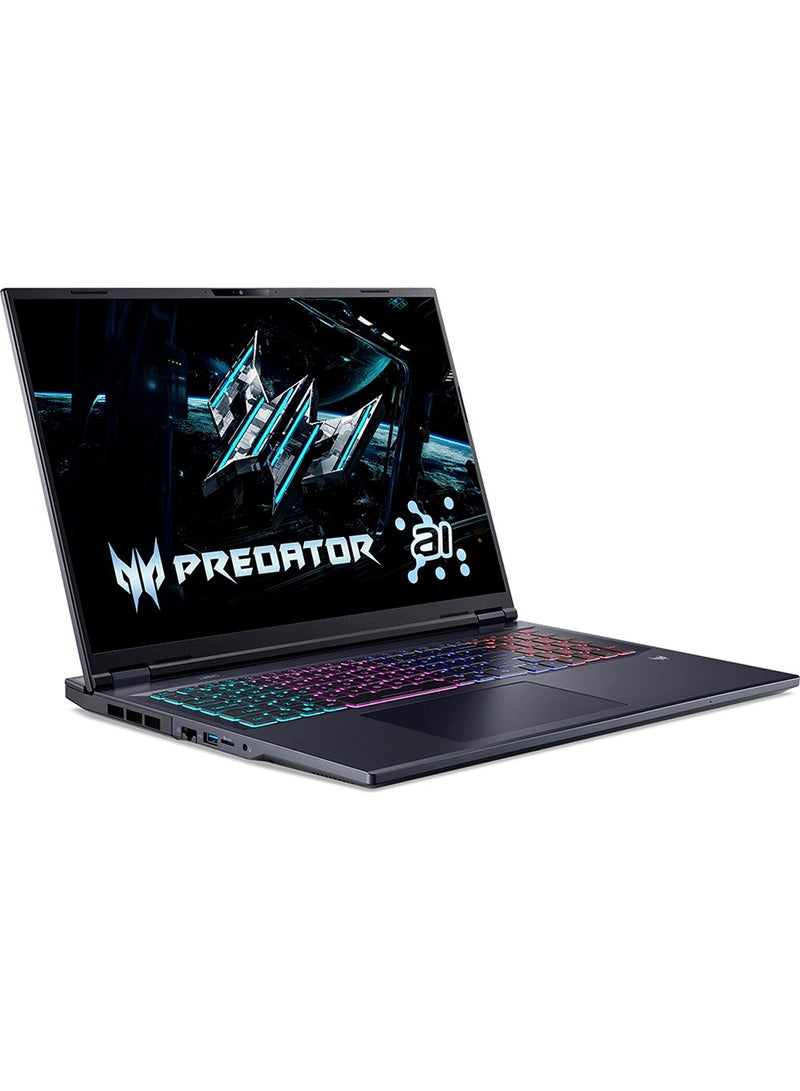 أيسر لابتوب الألعاب Predator Helios Neo 18 الجيل 14 مع معالج Intel Core Ultra 9-275HX 24 نواة بسرعة تصل إلى 5.4GHz/64GB ذاكرة DDR5 6400MHz/1TB SSD SED/12GB NVIDIA®GeForce®RTX 5070 Ti رسومات/شاشة 18" WQXGA IPS 250Hz DDS Mini LED/W11/كابل Killer WiFi-6E/لوحة مفاتيح RGB بأربعة مناطق/Thunderbolt 4/ - Image 4