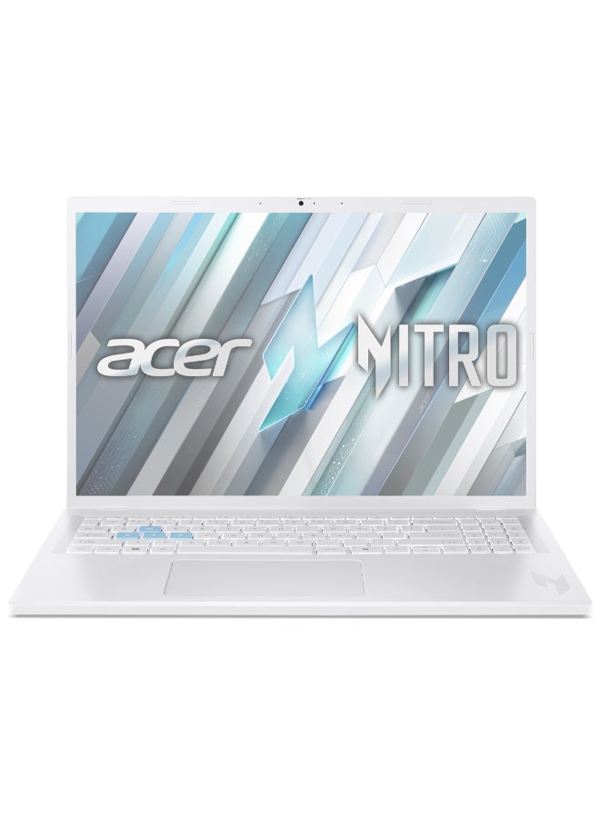 Acer Nitro Lite Gaming Laptop With 16-Inch WUXGA Display, Intel Core i5-13420H Processor/16GB RAM/512GB SSD/ 6GB NVIDIA GeForce RTX 3050 Graphics/Windows 11 Home English Pearl White  - Image 1