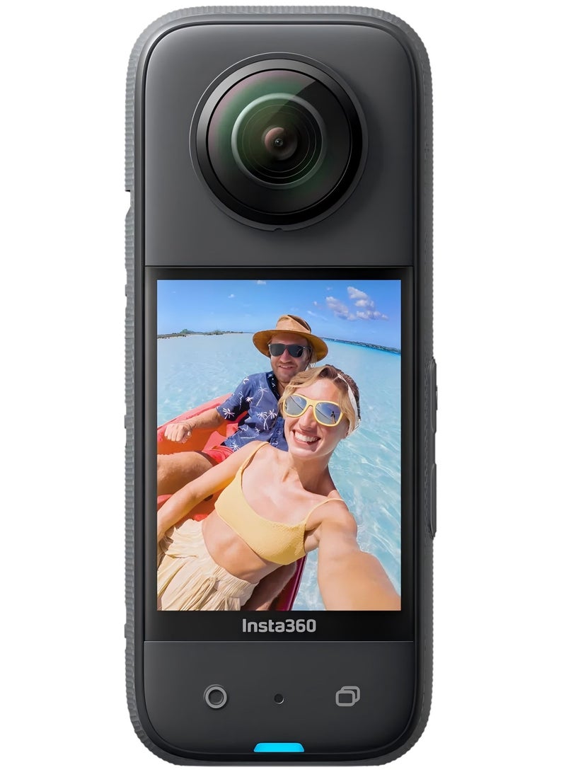 Insta360 X3 360-Degree Action Camera, 5.7K Video, 72MP Photos, 1/2" Dual Sensors, 6.7mm Lens, F1.9 Aperture, 2.29" Display, Waterproof  - Image 1