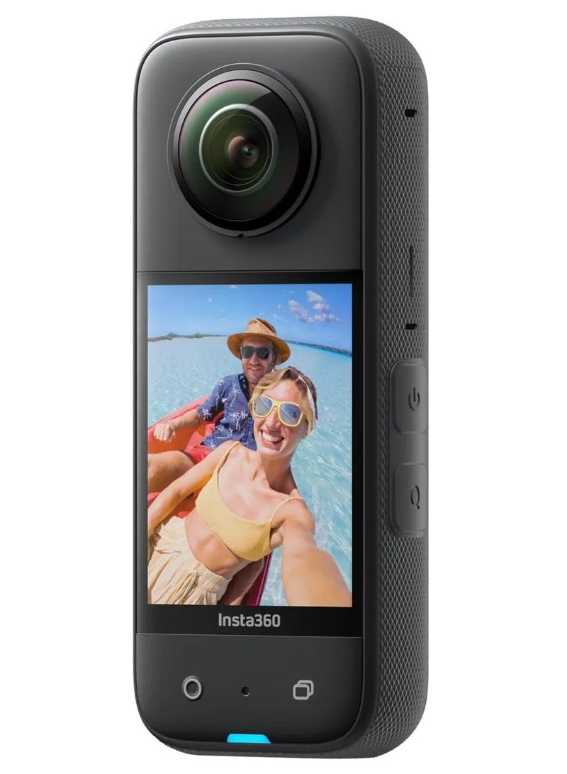 Insta360 X3 360-Degree Action Camera, 5.7K Video, 72MP Photos, 1/2" Dual Sensors, 6.7mm Lens, F1.9 Aperture, 2.29" Display, Waterproof  - Image 4