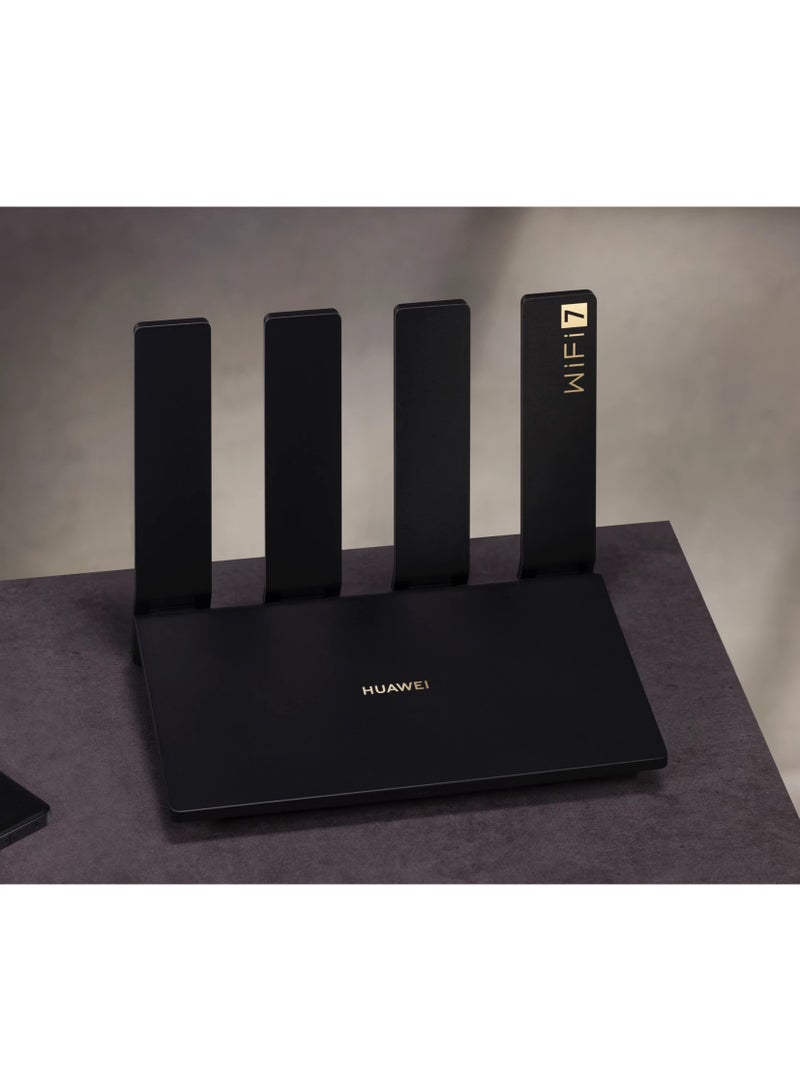 HUAWEI WiFi BE3 Pro 3.6 Gbps Dual-Band Wi-Fi 7¹ I Smart Antenna I Dual 2.5GE Ports | Black - Image 2