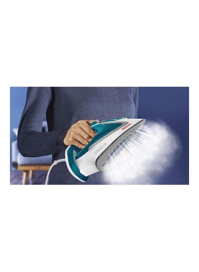 Tefal Easygliss Steam Iron (Open box) 270 ml 2500 W FV5718 Blue And White - Image 4