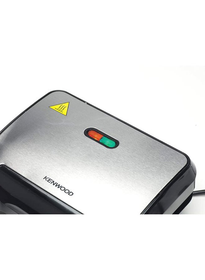 كينوود 3-In-1 Sandwich Maker (Open box) 750 W SMM02.000SI Silver/Black - Image 4
