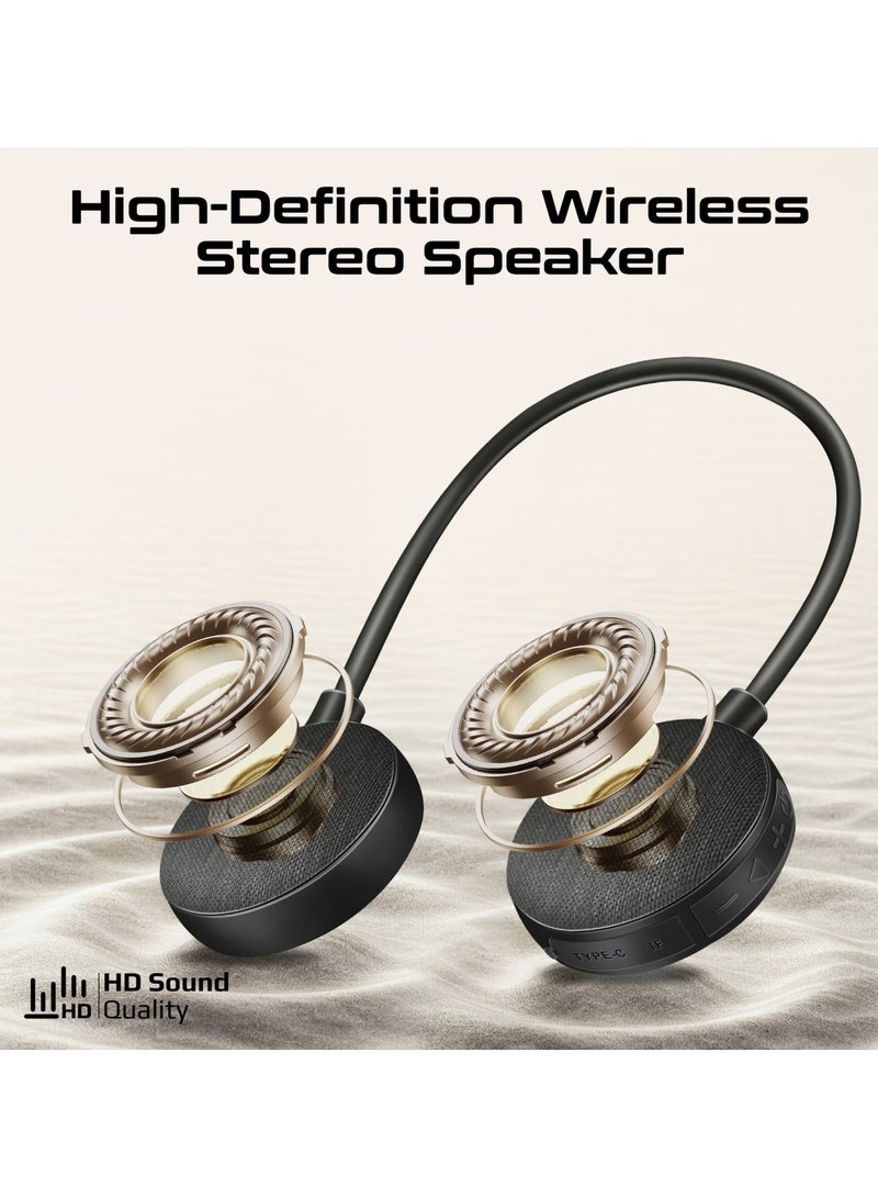 Promate Lightweight Neckband Speaker with Skin-Friendly Silicone and USB-C Charging, IPX4 Water Resistance, 600mAh Battery Capacity, Hands-Free Button Control, High-Quality Calling, and Universal Compatibility – Hook-2 Hook-2 - Image 2